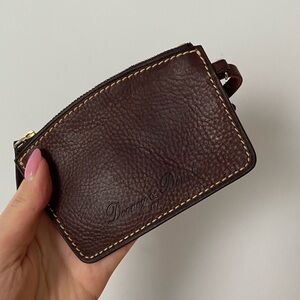 Vintage Dooney & Bourke Leather coin purse / Mini Pouch